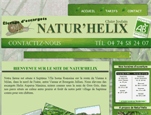 Tablet Screenshot of natur-helix.com